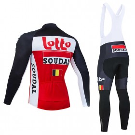 Completo Maglia ML + Pantaloncino con bretelle ML 2020 Lotto Soudal Winter Invernale N002